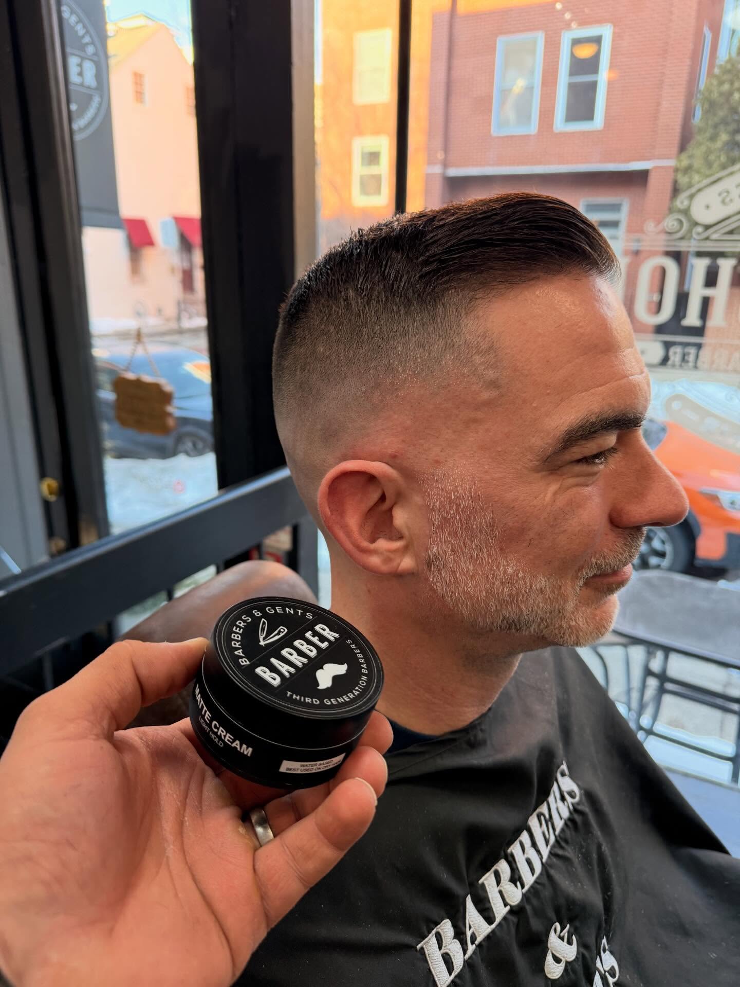 Cut finished with Matte Cream